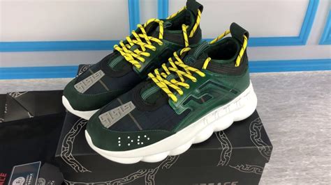 tenis versace chain reaction replica|Versace chain reaction real.